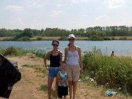 На пруду у села Новая Красавка