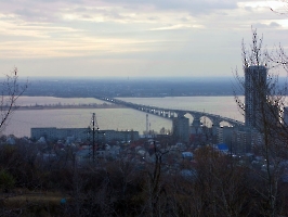 Саратов. Соколовая гора. Вид со смотровой площадки «Дальняя»