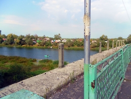 Балашов. Пешеходный мост через реку Хопёр
