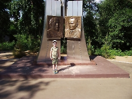 Галерея космонавтов на месте приземления Ю.А. Гагарина