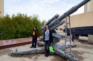 Волгоград. Музей-панорама «Сталинградская битва». 88-мм зенитная пушка. Германия (8.8-cm Flak-41)