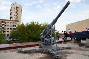 Волгоград. Музей-панорама «Сталинградская битва». 88-мм зенитная пушка. Германия (8.8-cm Flak-41)