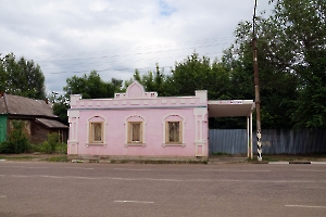 Петровск. Автобусная остановка на улице Московская