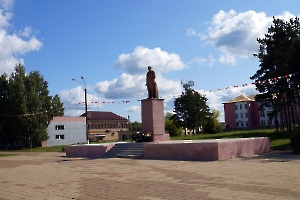 Шатки. Памятник В.И. Ленину