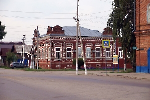 Хвалынск. Бывший особняк купца Кощеева, 1860 года постройки