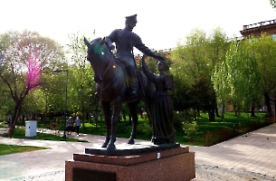Волгоград. Памятник казачеству