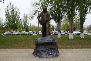 Волжский. Памятник В.С. Высоцкому