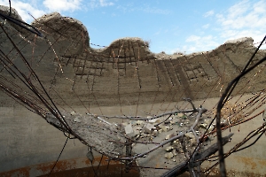 Саратов. Заброшенный резервуар для воды на Алтынной горе