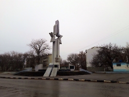 Приволжский. Памятник Героям ВОВ