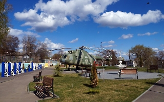 Красный Текстильщик. Вертолёт Ми-8 в Детском парке