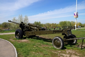Энгельс. Парк «Патриот». 130-мм пушка М-46