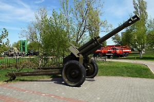 Энгельс. Парк «Патриот». 152-мм гаубица Д-1 образца 1943 года