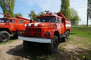 Энгельс. Парк «Патриот». Пожарный автомобиль АЦ-40(131)-137 на базе ЗиЛ-131
