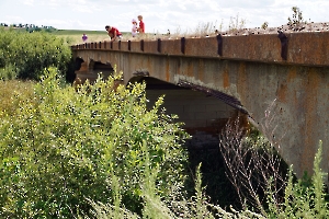 Мост через реку Горючка 1913 года
