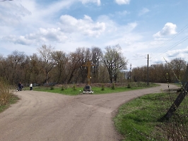 Екатериновка. Поклонный крест на кладбище