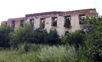 Волково. Руины католического костела
