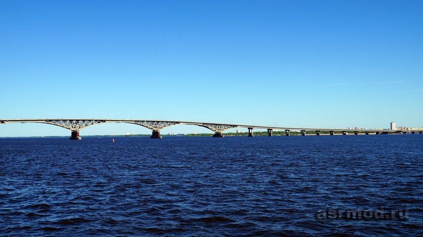 Саратов. Автодорожный мост в Энгельс