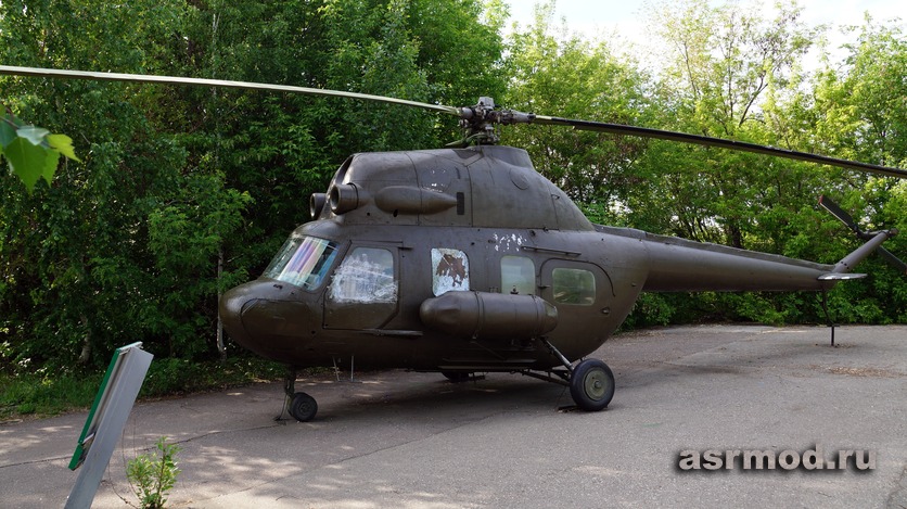 Экспозиции Парка Победы: Многоцелевой вертолёт Ми-2